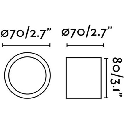 Faro 64206 - Foco LED HARU LED/6W/230V branco