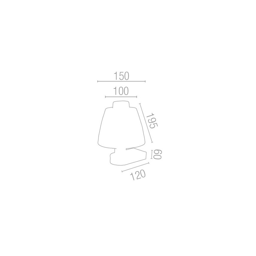 FARO 66861 - Luz de parede BENIN 1xE14/40W/230V