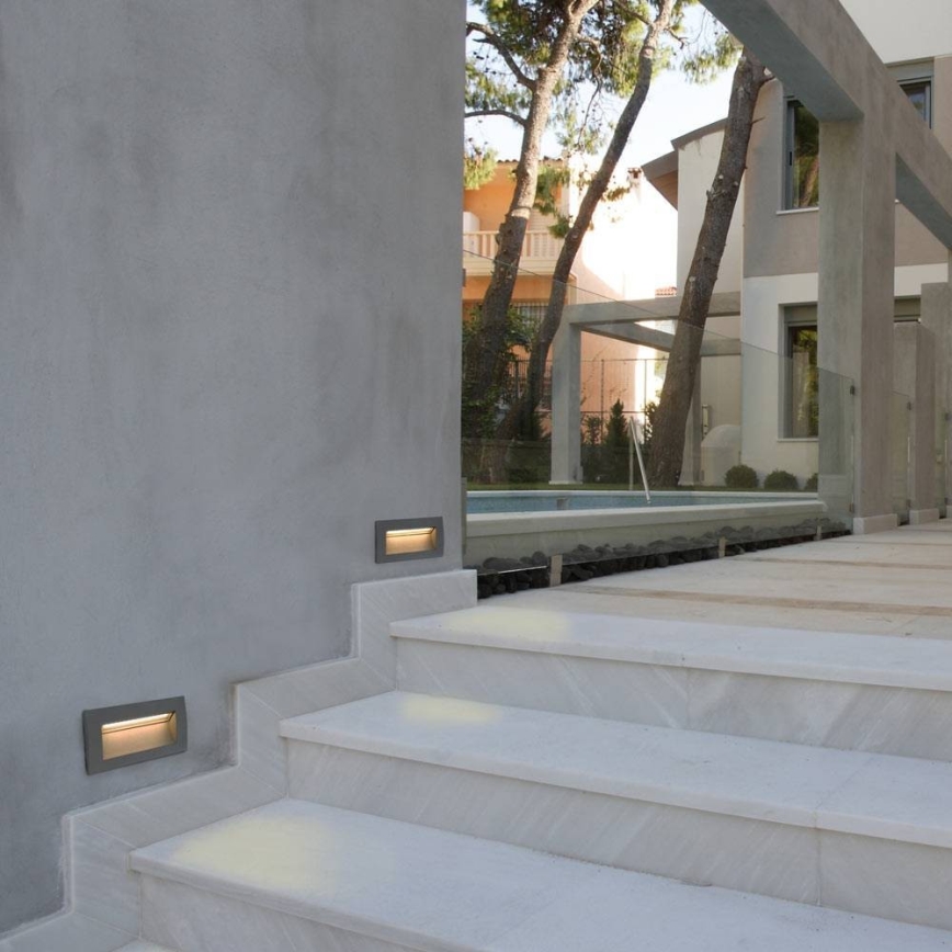 FARO 70147 - Luminária LED encastrável para exterior SEDNA-2 LED/3W/230V IP65