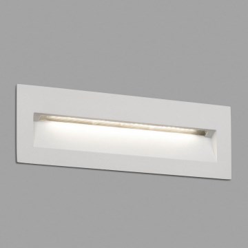 FARO 70271 - Candeeiro de encastrar para exterior NAT LED/8W/230V IP65 branco