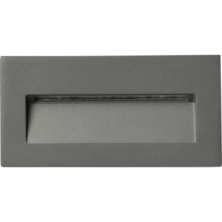 FARO 70289 - Iluminação LED integrada MANI LED/5W/230V 2200/2700/3200/4000K IK07 IP65 cinzento