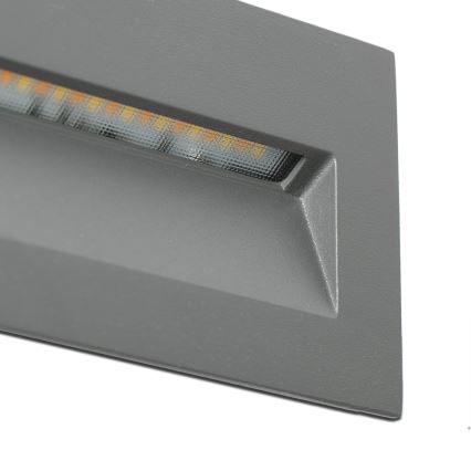 FARO 70289 - Iluminação LED integrada MANI LED/5W/230V 2200/2700/3200/4000K IK07 IP65 cinzento