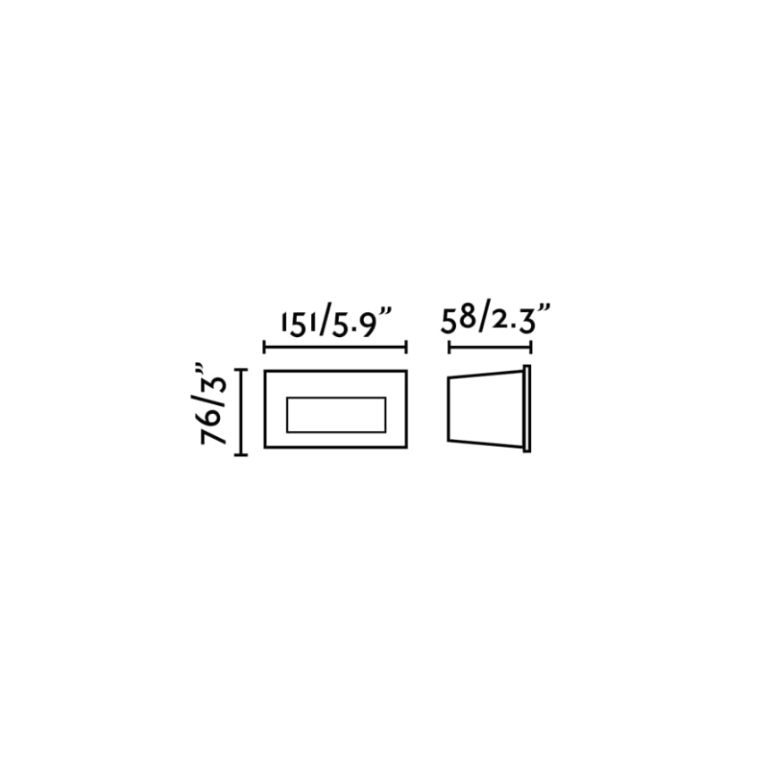 FARO 70289 - Iluminação LED integrada MANI LED/5W/230V 2200/2700/3200/4000K IK07 IP65 cinzento