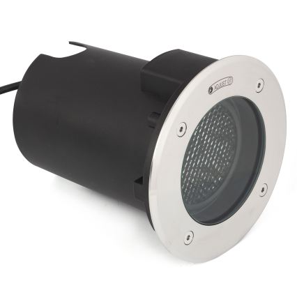 FARO 70310 - Luminária embutida de piso para exterior GEISER 1xGU10/8W/230V IK08 IP67, em aço inoxidável