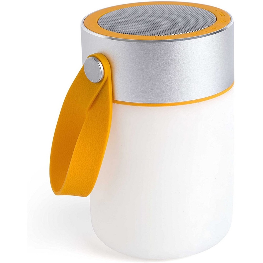 Faro 70493 - Candeeiro de mesa portátil LED com um altifalante LOUD LED/1W/5V 2200 mAh
