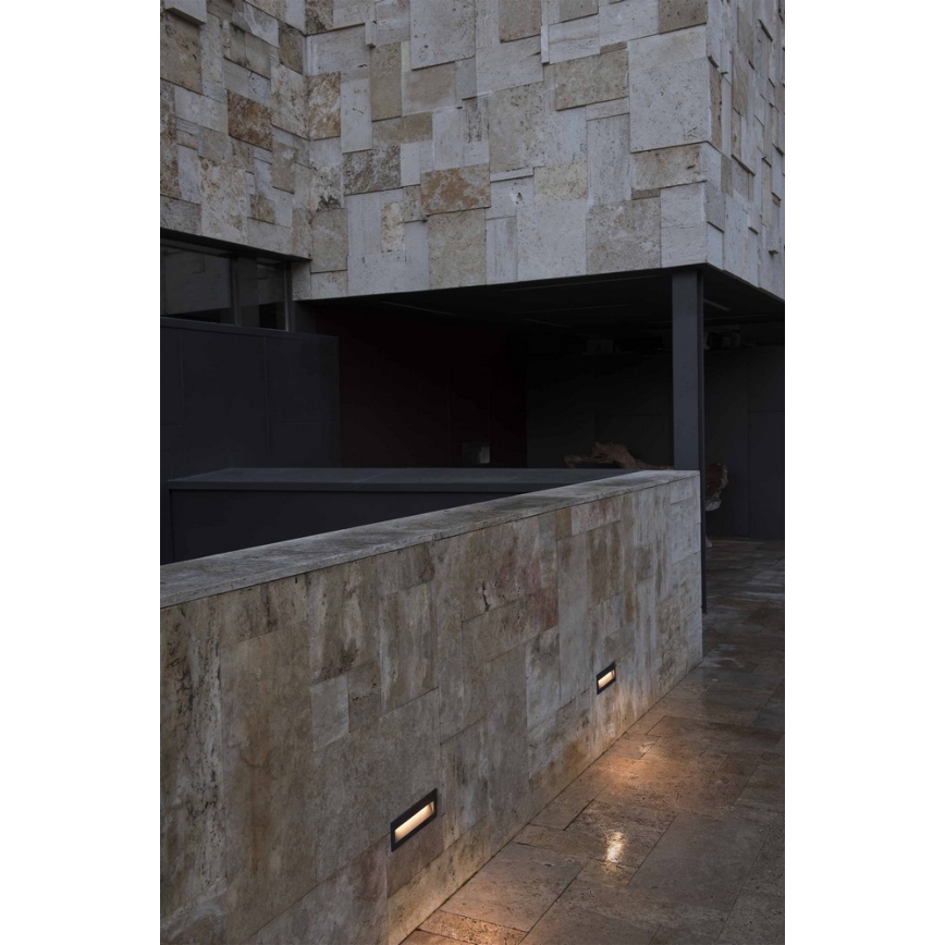 FARO 70638 - Candeeiro de parede exterior LED NAT LED/8W/230V IP65