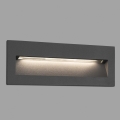 FARO 70638 - Luminária LED embutida para exterior NAT LED/8W/230V IP65 preta