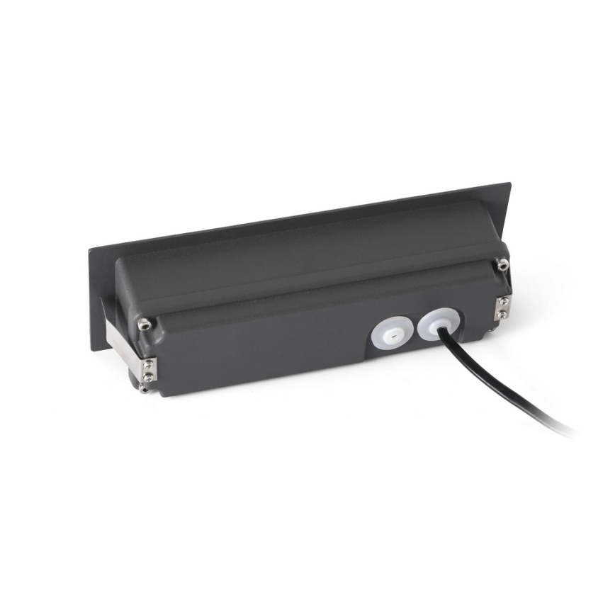 FARO 70638 - Luminária LED embutida para exterior NAT LED/8W/230V IP65 preta