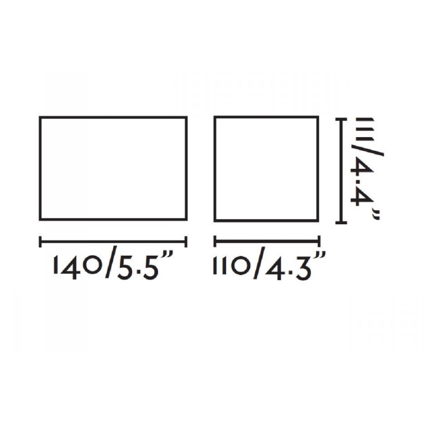 FARO 70687 - Luz de parede LED de exterior SUNSET 2xLED/3W/230V IP54
