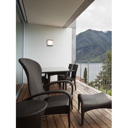 FARO 70689 - Luz de parede de exterior KUBICK 1xE27/60W/100-240V IP44