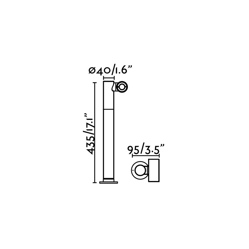 FARO 70783 - Candeeiro LED de exterior SPY-2 LED/6W/230V IP65