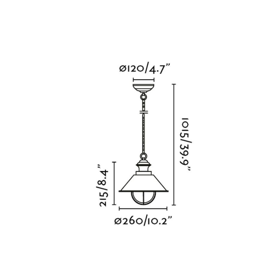 FARO 71108 - Lustre de exterior NAUTICA-P 1xE27/11W/230V