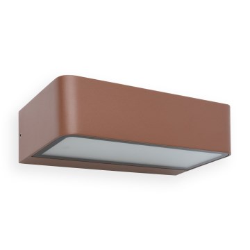 FARO 71309 - Aplique de parede exterior LED TAKUA LED/10W/230V IP65 castanho