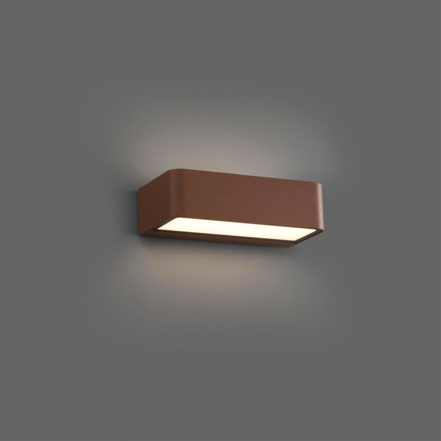 FARO 71309 - Aplique de parede exterior LED TAKUA LED/10W/230V IP65 castanho