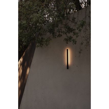 FARO 71800 - Aplique de parede exterior LIME LED/6W/230V 2700/3000/4000K 60 cm IRC 90 IP65 preto
