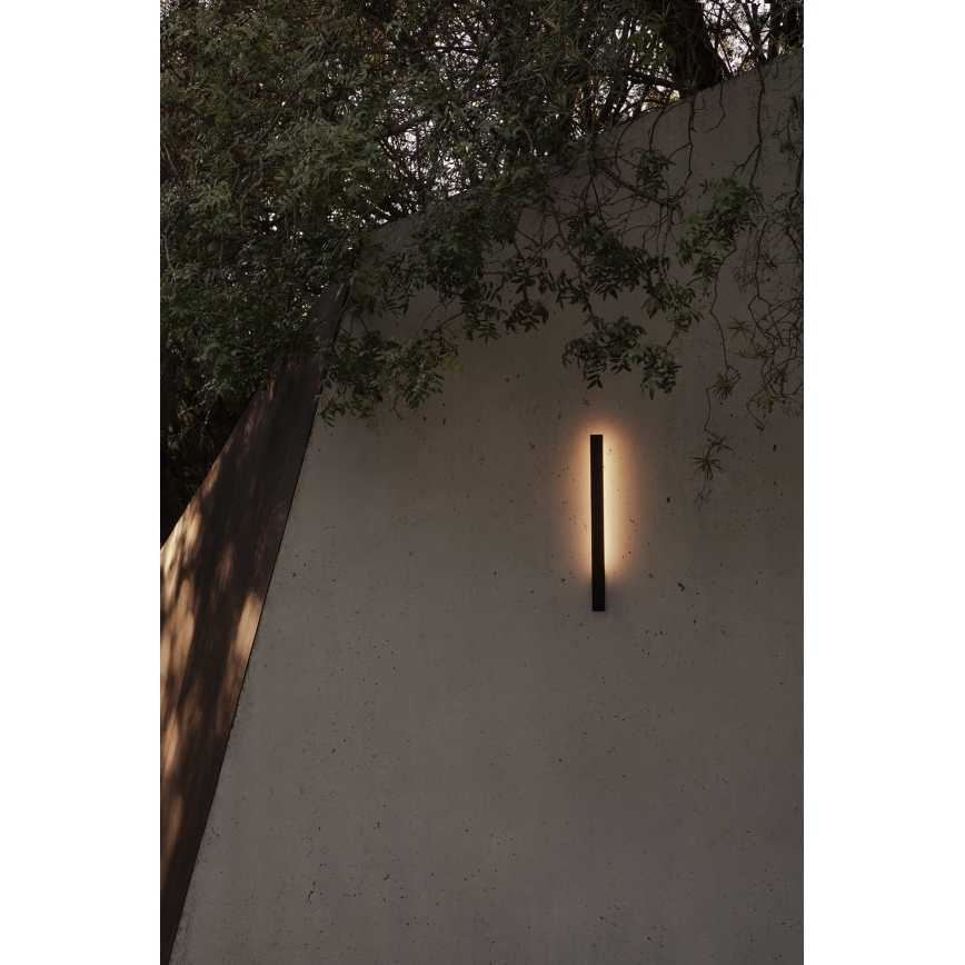 FARO 71800 - Aplique de parede exterior LIME LED/6W/230V 2700/3000/4000K 60 cm IRC 90 IP65 preto