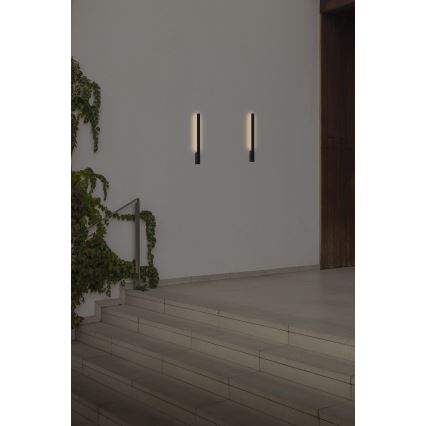 FARO 71800 - Aplique de parede exterior LIME LED/6W/230V 2700/3000/4000K 60 cm IRC 90 IP65 preto