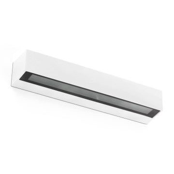 FARO 71903 - Aplique de parede LED para exterior DORO 2x LED de 10W/230V IP65 branco