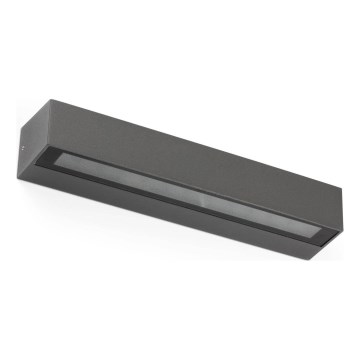 FARO 71904 - Aplique de parede LED para exterior DORO, 2x LED de 10 W, 230 V, IP65, antracite