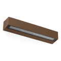 FARO 71905 - Aplique de parede LED para exterior DORO 2xLED/10W/230V IP65 castanho