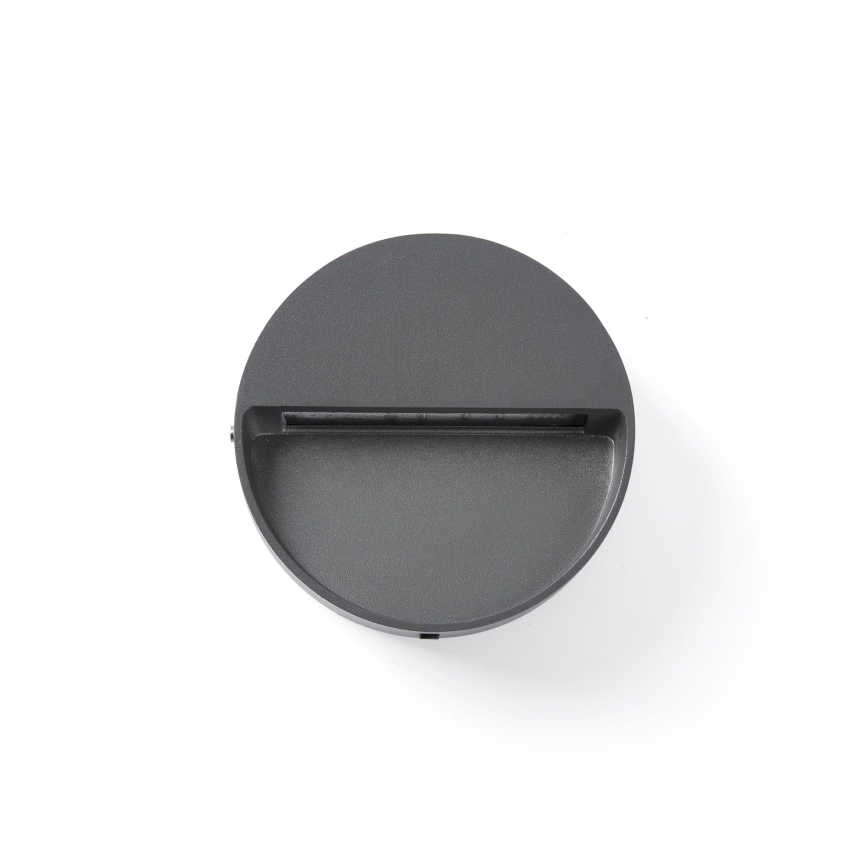 FARO 71960 - Luminária de escada LED DUNE LED/3W/230V 2200/2700/3200/4000K IP65 antracite redonda