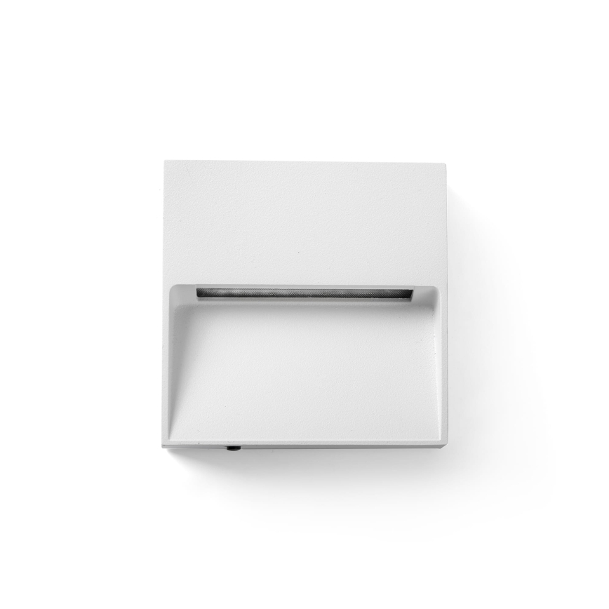 FARO 71964 - Luminária de escada LED DUNE LED/3W/230V 2200/2700/3200/4000K IP65 branca quadrada