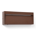 FARO 71968 - Luminária para escadas DUNE LED/6W/230V 2200/2700/3200/4000K IP65 castanha retangular