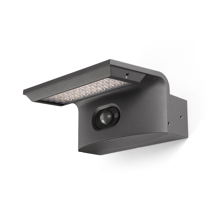 FARO 74456 - Aplique solar de parede LED com sensor LUMA LED/5W/3,7/230V IP65 antracite