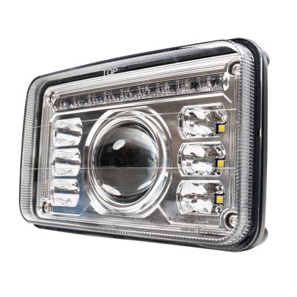 Farol dianteiro LED para trator LED/69W/10-30V IP69 5700K retangular