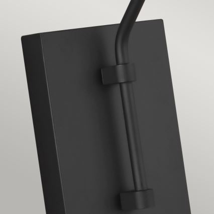 Feiss - Candeeiro de parede SIMON 1xE27/60W/230V preto/dourada