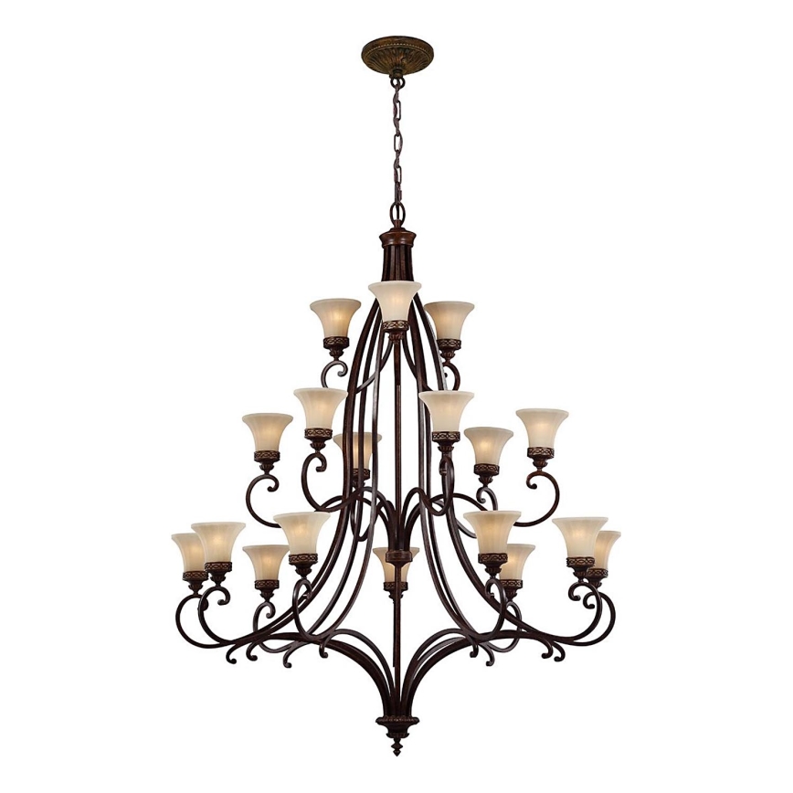 Feiss - Candeeiro suspenso DRAWING ROOM 18xE27/60W/230V