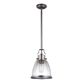 Feiss - Candeeiro suspenso HOBSON 1xE27/60W/230V prateado