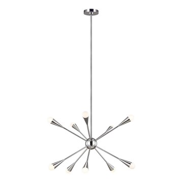 Feiss - Candeeiro suspenso LED JAX 10xG9/3W/230V cromado brilhante
