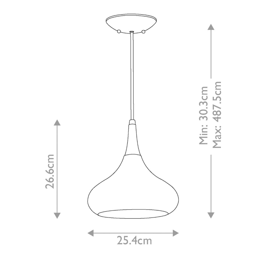 Feiss - Candeeiro pendente por cabo BESO 1xE27/60W/230V Ø 25,4 cm preto/cobre