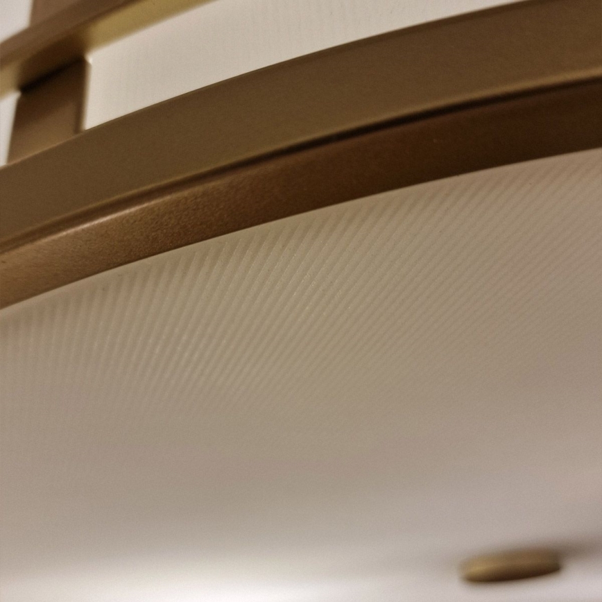 Feiss - Candeeiro de teto FUSION 3xE27/40W/230V, diâmetro 34,3 cm, dourado