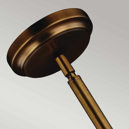 Feiss - Candeeiro suspenso HOBSON 1xE27/60W/230V bronze