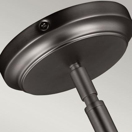 Feiss - Candeeiro suspenso HOBSON 1xE27/60W/230V prateado