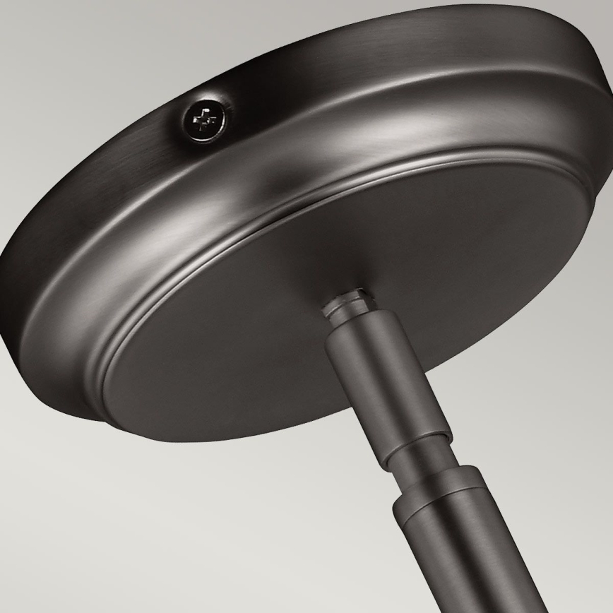 Feiss - Candeeiro suspenso HOBSON 1xE27/60W/230V prateado