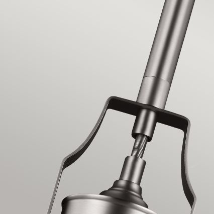 Feiss - Candeeiro suspenso HOBSON 1xE27/60W/230V prateado