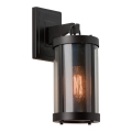 Feiss - Iluminação de parede BLUFFTON 1xE27/100W/230V preto