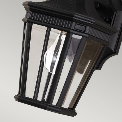 Feiss - Iluminação de parede exterior COTSWOLD LANE 1xE27/100W/230V IP44 preto