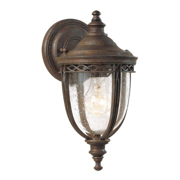 Feiss - Iluminação de parede exterior ENGLISH BRIDLE 1xE27/60W/230V IP44