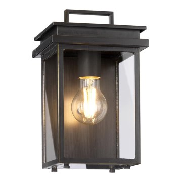 Feiss - Iluminação de parede exterior GLENVIEW 1xE27/60W/230V IP44 antracite