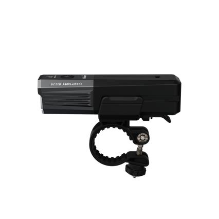 Fenix BC22R - Farol recarregável para bicicleta com LED e intensidade regulável, USB, 3400 mAh, IP66, 1400 lm, 41 h, preto