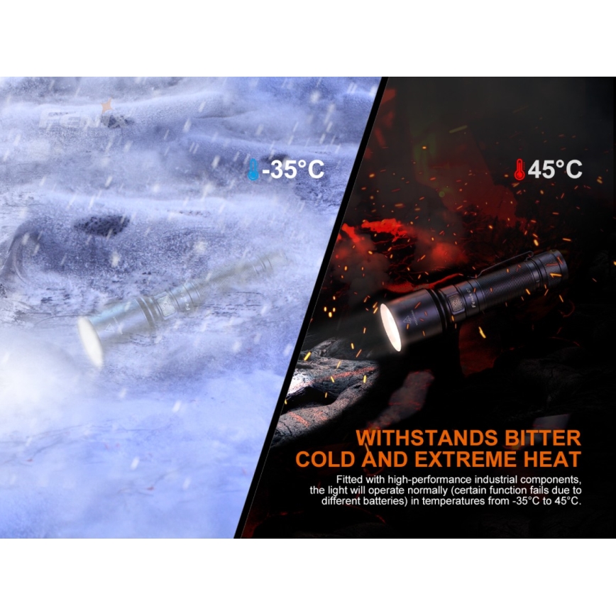 Fenix C7 - LED Lanterna recarregável com regulagem de brilho LED/1x21700 IP68 3000 lm 68 h