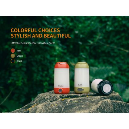 Fenix CL26RGREEN - LED Regulação portable rechargeable candeeiro LED/USB IP66 400 lm 400 h verde