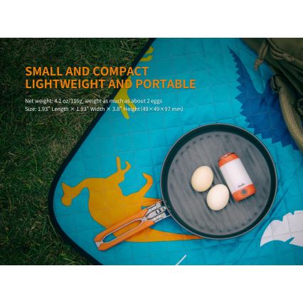 Fenix CL26RGREEN - LED Regulação portable rechargeable candeeiro LED/USB IP66 400 lm 400 h verde