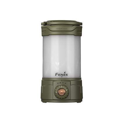 Fenix CL26RPROOLI - Candeeiro LED portátil com regulação LED/USB IP66 650 brilhante 408 h 5000 mAh verde