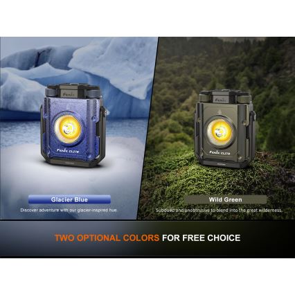 Fenix CL27RGRE - Iluminação LED com regulação LED/USB IP66 1600 brilhante 285 h 5000 mAh