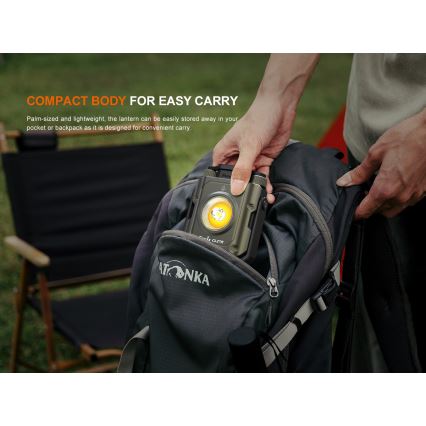 Fenix CL27RGRE - Iluminação LED com regulação LED/USB IP66 1600 brilhante 285 h 5000 mAh